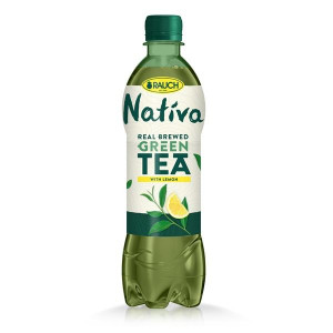 Led.čaj Rauch Nativa - zelený s citronem, 12x 0,5l