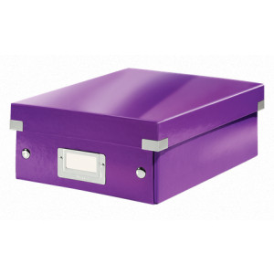 LEITZ Organizační box  Click&Store, velikost S, purpurová