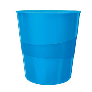 LEITZ Odpadkový koš  WOW, metalická modrá