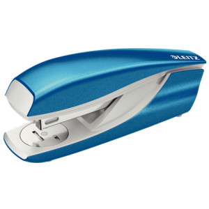LEITZ Stolní sešívačka  NeXXt WOW 5502, met. modrá, box