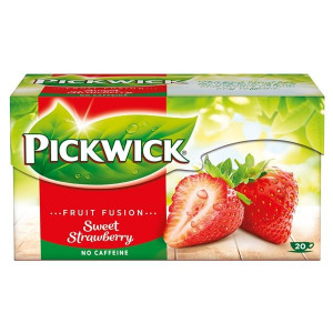 Ovocný čaj Pickwick sladká jahoda, 20x 2 g