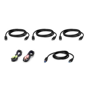ATEN 1.8M USB DisplayPort Triple Display KVM Cable Kit