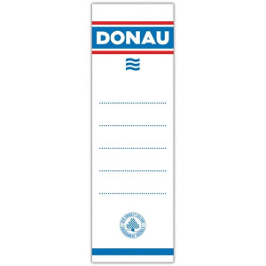 Zasouvací etikety pro pákové pořadače Donau 7 cm
