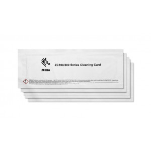 Zebra Cleaning Card Kit (Improved), ZC100/300, 5 Cards