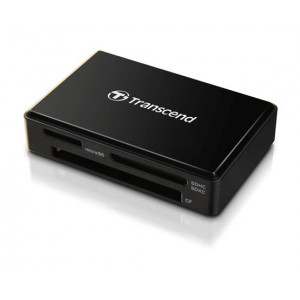 Transcend RDF8 USB 3.0 čtečka paměťových karet SDHC/SDXC (UHS-I), microSDHC/SDXC (UHS-I), CompactFlash (UDMA7), černá