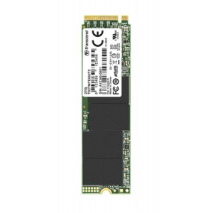 TRANSCEND MTE662T2 2TB 3K P/E SSD disk M.2 2280, PCIe Gen3 x4 NVMe 1.3 (3D TLC), 3500MB/s R, 2700MB/s W, tray balení