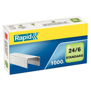 Rapid drátky Standard 24/6, 1000 ks