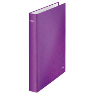 LEITZ Kroužkový pořadač  WOW, A4+, 2DR/25mm, purpurová