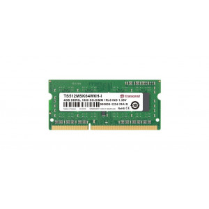 Transcend průmyslová paměť SODIMM DDR3 4GB 1600MHz, 1Rx8, CL11
