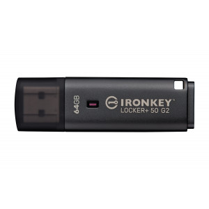 Kingston IronKey Locker+ 50 G2/64GB/USB 3.2 Gen 1 (5Gb/s)/USB-A/Černá