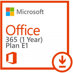 Elektronicky: Microsoft CSP Office 365 E1 předplatné 1 rok, vyúčtování měsíčně