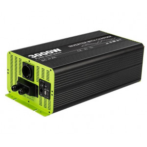 KOSUNPOWER UPS záložní zdroj s externí baterií 3000W, baterie 24V / AC230V čistý sinus