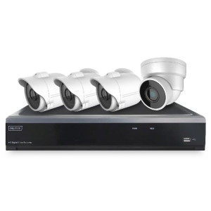 DIGITUS Full HD hybridní sada pro videorekordéry 4 HD IP kamery a rekordér