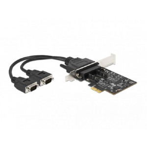 Delock PCI Express Karta na 2 x Sériový RS-422/485 s ochranou 15 kV ESD