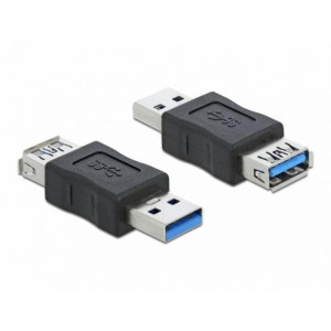 Delock Blokátor přenosů dat ze zástrčkového adaptéru USB 3.0 Typu-A na zásuvkový Typu-A