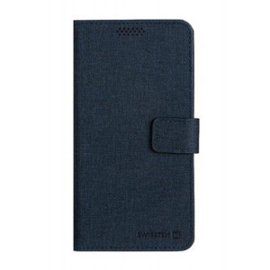 SWISSTEN POUZDRO LIBRO UNI BOOK XL TMAVE MODRÉ (158 x 80 mm)