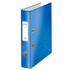 Pákový pořadač Leitz WOW 180° - A4, 5 cm, modrý