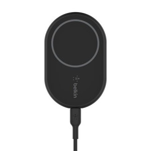 Belkin BOOST CHARGE™ MagSafe Magnetický držák s nabíjením do auta, 10W, bez adaptéru, černý