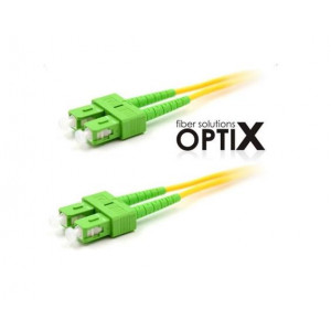 OPTIX SC/APC-SC/APC optický patch cord 09/125 1m
