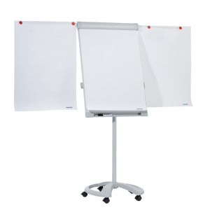 Flipchart Franken -s výsuvnými rameny,na kolečkách