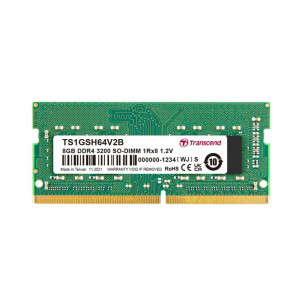 Transcend paměť 8GB SODIMM DDR4 3200 1Rx8 1Gx8 CL22 1.2V