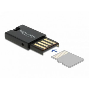 Delock USB 2.0 čtečka karet pro paměťové karty Micro SD
