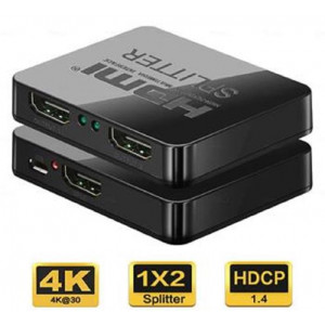 PremiumCord HDMI splitter 1-2 porty, s napájením z USB, 4K, FULL HD, 3D