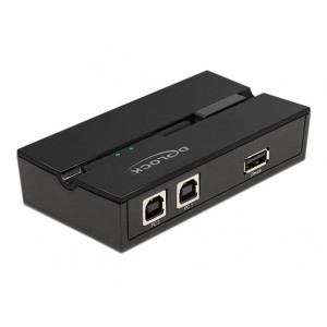 Delock Přepínač USB 2.0, 2 PC na 1 zařízení