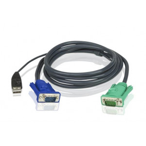 ATEN integrovaný kabel KVM USB 2L-5201U 1.2 M 