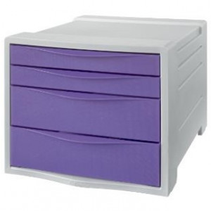 NOBO Zásuvkový box Esselte Colour'Breeze, levandulová