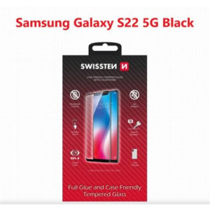 SWISSTEN OCHRANNÉ SKLO SAMSUNG S901B GALAXY S22 5G ČERNÉ