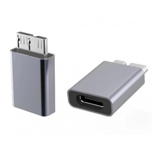 PremiumCord Aluminium USB C female - USB3.0 Micro B Male adaptér