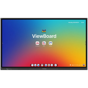 ViewSonic Multi Touch Display IFP7534 75" 40Multi touch,9H, 3840x2160, 450nits, 8G RAM/128GB,  HDMI, VGA ,DP,USB, RJ45