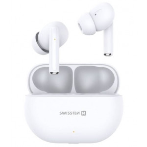 Swissten bluetooth tws sluchátka pro tune bílá