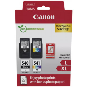 Canon inkoustová náplň PG540L/CL541XL PVP 4x6 (GP-501 50listů)