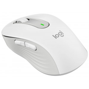 Logitech myš Signature M650 for Business/Kancelářská/Laserová/Pro praváky/4 000DPI/Bezdrátová USB + BT/ bílá