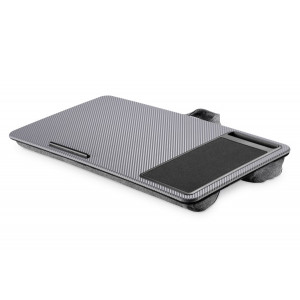 DIGITUS Notebookový stůl / pracovní stanice do 17", slot pro mobilní telefon, podložka pod myš