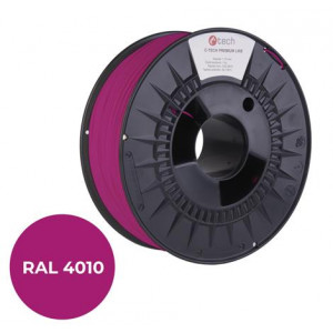 C-TECH tisková struna PREMIUM LINE ( filament ) , PLA, telekomunikační fialová, RAL4010, 1,75mm, 1kg
