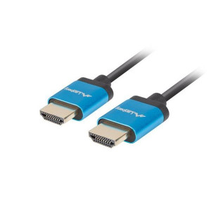 LANBERG HDMI M/M 2.0 kabel 0.5M 4K černý úzký  