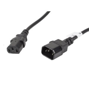 LANBERG IEC 320 C13 na C14 kabel 5M VDE černý  