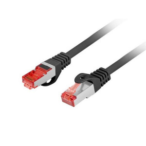 LANBERG Patch kabel CAT 6 S-FTP, AWG 26/7, LSZH, měď, černý, 3m