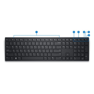 Dell bezdrátová klávesnice - KB500 - CZ/SK 