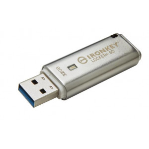 KINGSTON 32GB IronKey Locker Plus 50 AES Encrypted, USBtoCloud
