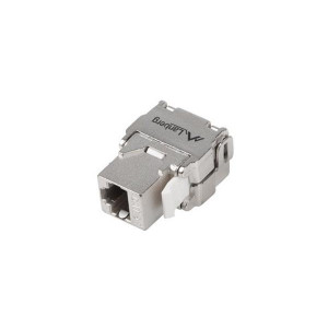 LANBERG KEYSTONE MODULE TOOLLESS RJ45->LSA CAT.5E FTP 180°   