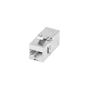 LANBERG FEED-THRU KEYSTONE CONNECTOR RJ45->RJ45 CAT.5E FTP 90  