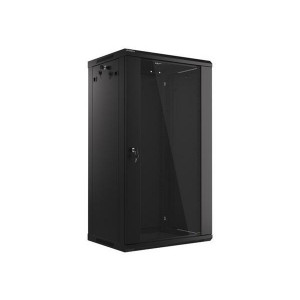 LANBERG RACK CABINET 19” WALL-MOUNT 22U/600X450 (FLAT PACK) BLACK   V2