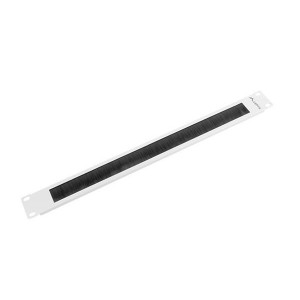 LANBERG 19" BRUSH PANEL 1U GREY  