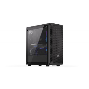 Endorfy skříň Signum 300 Core / 2xUSB / 2x120mm fan PWM / mesh panel / tvrzené sklo / černá