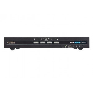 ATEN CS1184DP4C 4portový zabezpečený KVM přepínač USB DisplayPort s CAC (kompatibilní s PSD PP v4.0) 