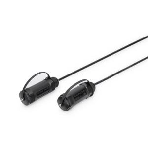 DIGITUS Připojovací kabel 4K HDMI AOC, ochranný kryt pro zástrčky IP 68; 20 m, 4K*2K@60HZ